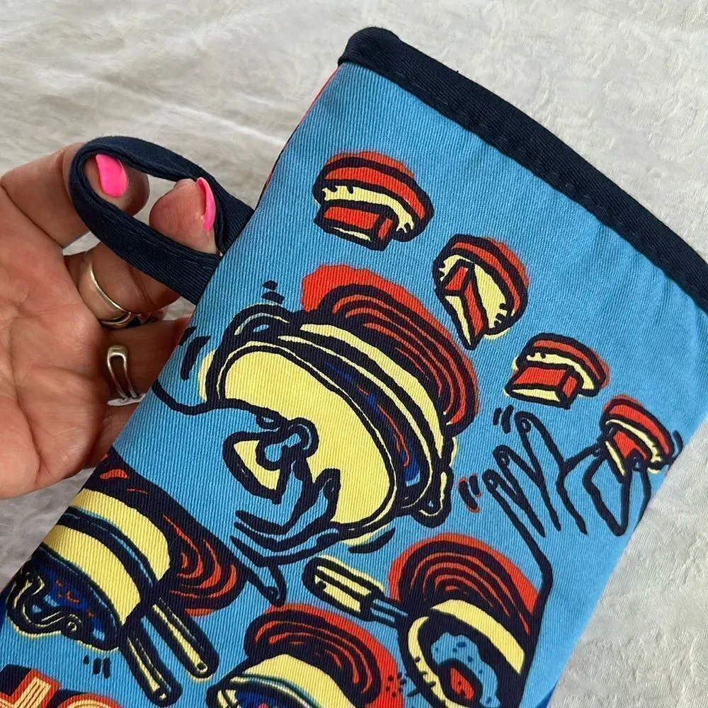 Blue Q Cotton Oven Mitt Cook Bake DJ Stove Top Pots and Pans